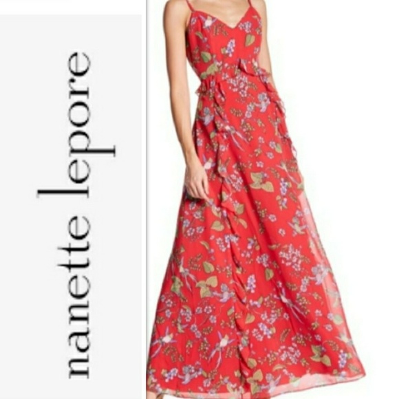 Anthropologie Dresses & Skirts - 🆕️NANETTE LEPORE Spring Formal Long Ruffle Dress